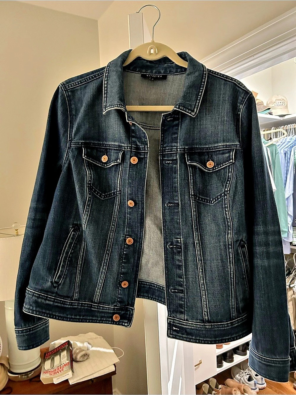 Talbots Plus Denim Jacket Blue XL